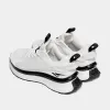 Женские кроссовки Forelli 90014 Jersey, белый - Фото№4