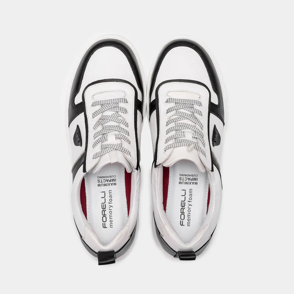 Анатомические мужские кроссовки Forelli LORAN 46901, черно-белый Анатомические мужские кроссовки Forelli LORAN 46901, черно-белый