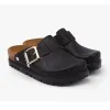 Женские сабо Leon 6000, черный - Фото№4