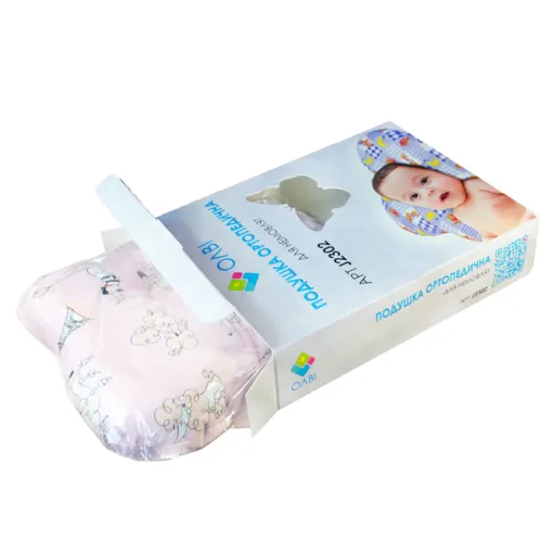 Ортопедическая подушка для новорожденных Ортекс "Бабочка" J2302 box - Фото№1