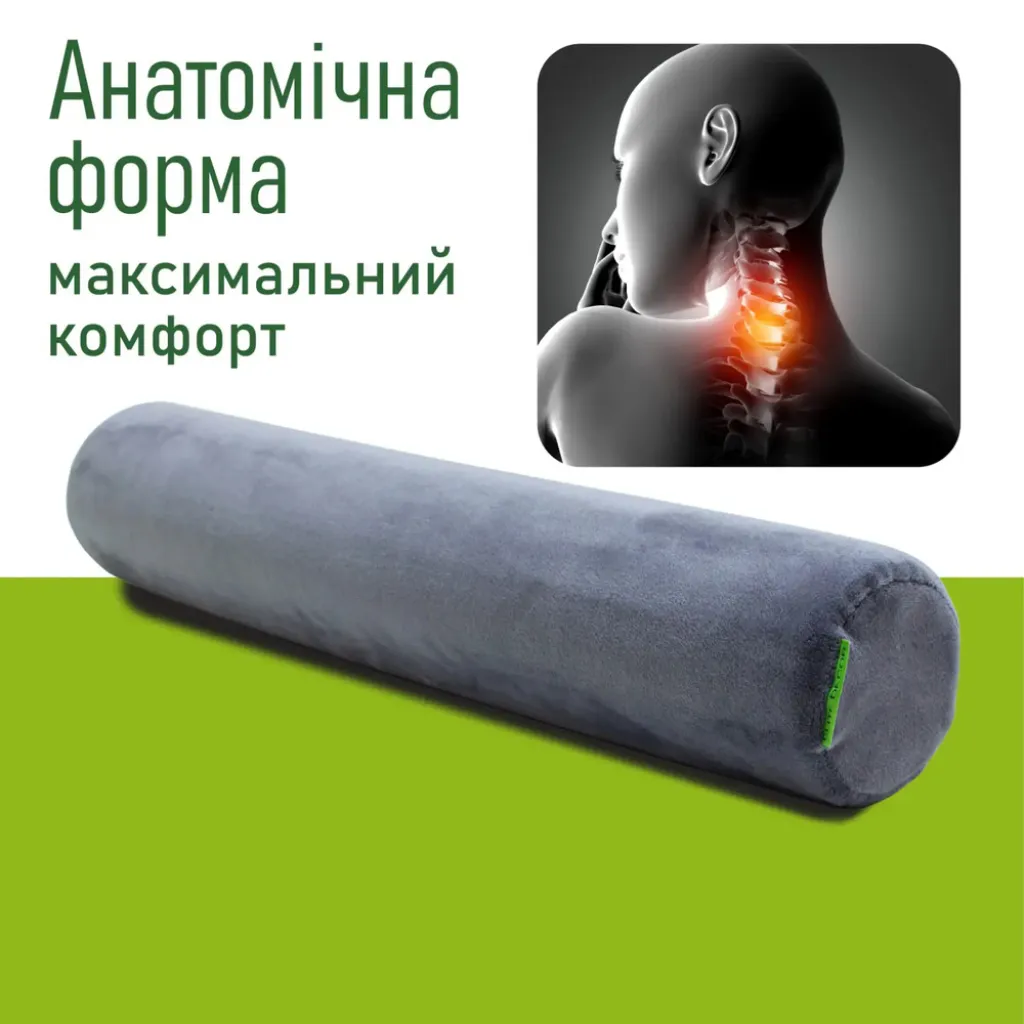 Подушка-валик Elite Decor PMF 003 светло-серая Подушка-валик Elite Decor PMF 003 светло-серая