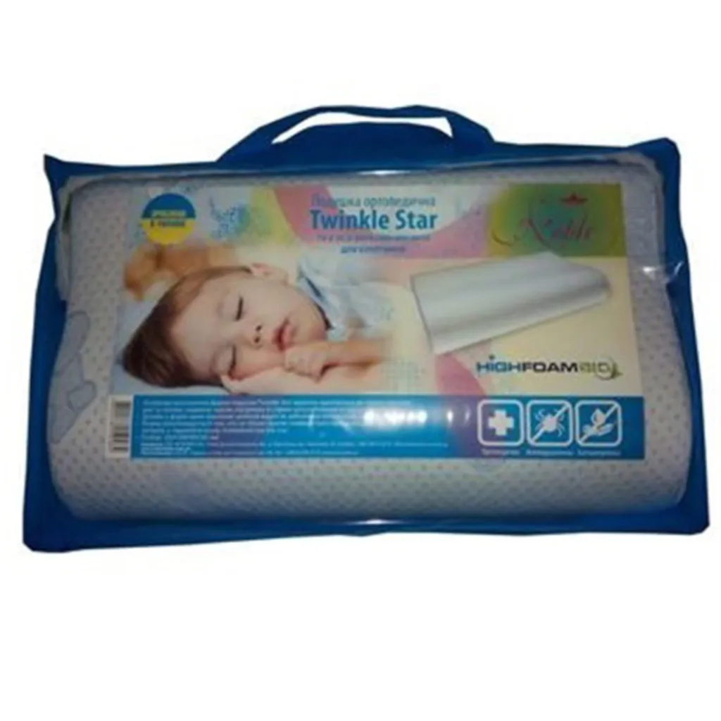 Детская ортопедическая подушка Highfoam Noble Twinkle Star для мальчиков Детская ортопедическая подушка Highfoam Noble Twinkle Star для мальчиков