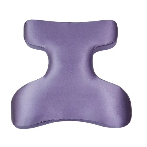 Подушка под голову FACE PILLOW шелк, лаванда - Фото№1