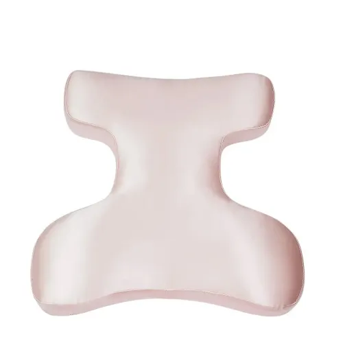 Подушка под голову FACE PILLOW шелк, розовый - Фото№1