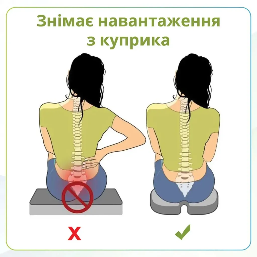 Подушка для сидіння Max Comfort, чорний Подушка для сидіння Max Comfort, чорний