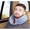 Подушка дорожня на шию Good Travel, блакитна - Фото№6