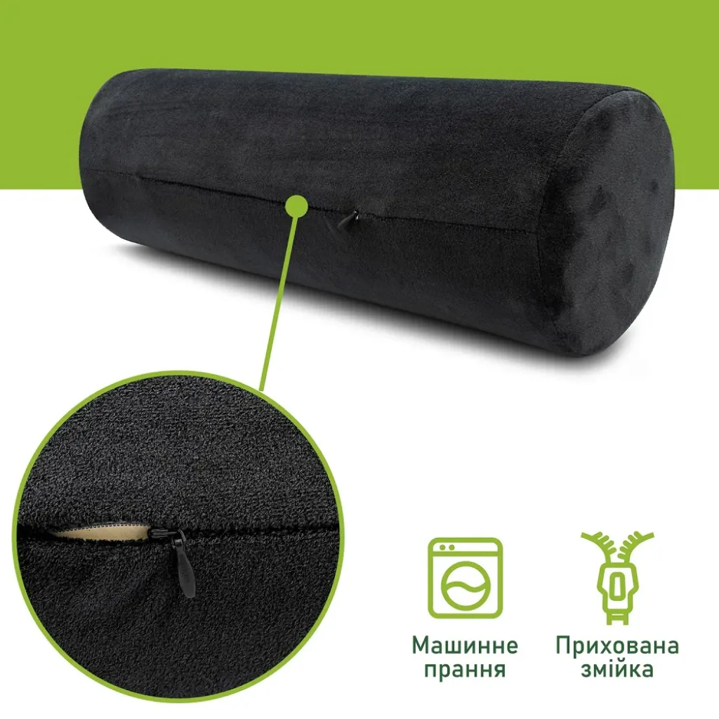 Подушка-валик PMF 005 чорний