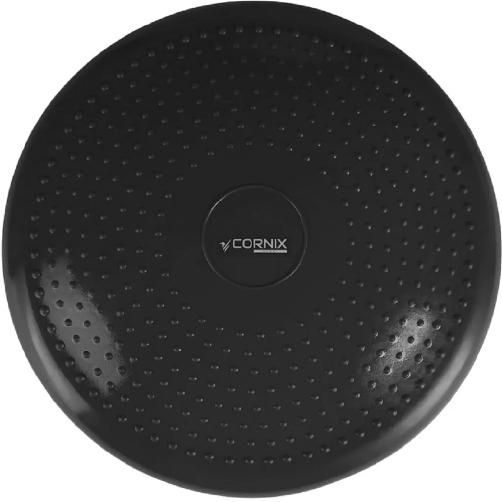 Подушка-диск Cornix 33 см сенсомоторная массажная XR-0052, черный Подушка-диск Cornix 33 см сенсомоторная массажная XR-0052, черный