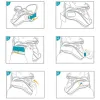 Бандаж шийний регульований з фіксацією підборіддя HBC 10677 - Фото№7