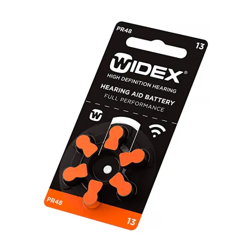 Батарейка для слухового апарату Widex 13 AUX - Фото№1