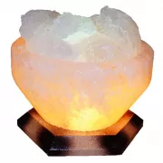 Соляная лампа Чаша 3-4 кг цветная / нецветная