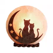 Лампа солевая Коты на Луне 3-4 кг