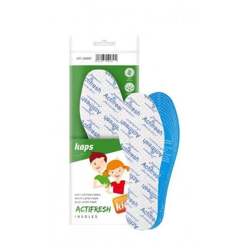 Дитячі гігієнічні (антибактеріальні) устілки Kaps Actifresh Kids - Фото№1 Дитячі гігієнічні (антибактеріальні) устілки Kaps Actifresh Kids - Фото№1