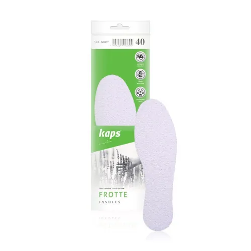 Гігієнічні бавовняні устілки для взуття (для вирізання) Kaps Frotte - Фото№1 Гігієнічні бавовняні устілки для взуття (для вирізання) Kaps Frotte - Фото№1