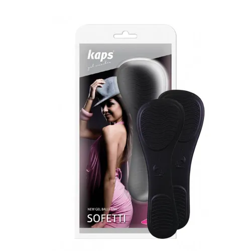 Гелевые стельки для обуви на высоких каблуках Kaps Sofetti Balletina Black - Фото№1 Гелевые стельки для обуви на высоких каблуках Kaps Sofetti Balletina Black - Фото№1