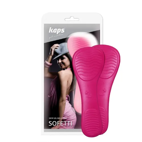 Гелеві устілки для взуття на високих підборах Kaps Sofetti Balletina Pink - Фото№1 Гелеві устілки для взуття на високих підборах Kaps Sofetti Balletina Pink - Фото№1