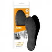 Кожаные стельки для обуви Kaps Leather Carbon