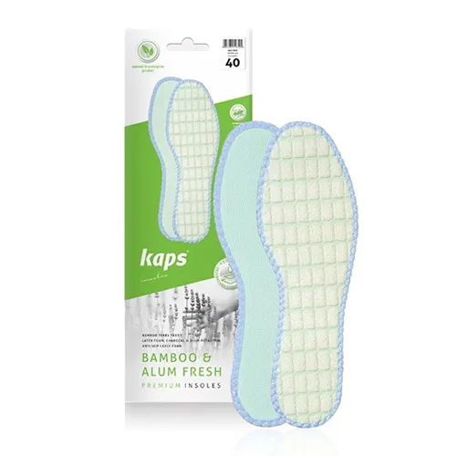 Гигиенические стельки для обуви из бамбукового волокна Kaps Bamboo & Alum Fresh - Фото№1 Гигиенические стельки для обуви из бамбукового волокна Kaps Bamboo & Alum Fresh - Фото№1