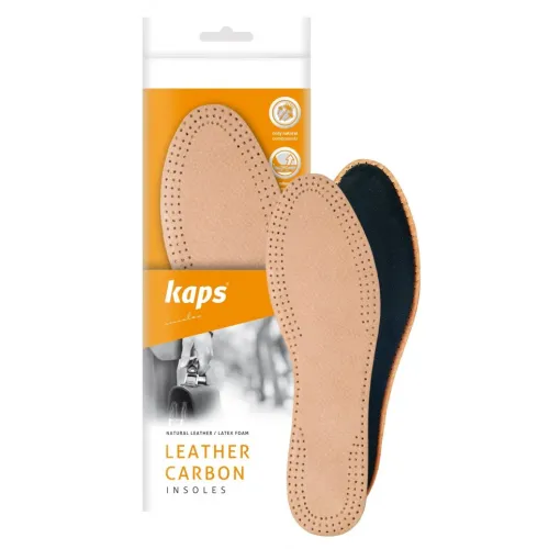 Шкіряні устілки для взуття Kaps Leather Carbon - Фото№1 Шкіряні устілки для взуття Kaps Leather Carbon - Фото№1