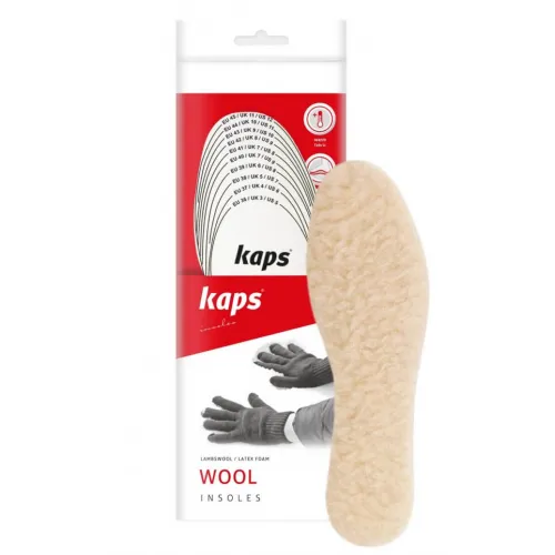 Зимние стельки для обуви (для вырезания) Kaps Wool - Фото№1 Зимние стельки для обуви (для вырезания) Kaps Wool - Фото№1