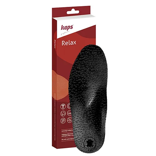 Ортопедические стельки Kaps Relax Black, черные - Фото№1 Ортопедические стельки Kaps Relax Black, черные - Фото№1