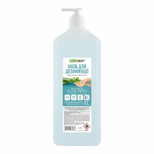 Средство для дезинфекции рук AlmaSept "Aloe vera" 1 л - Фото№1
