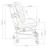 Ортопедичне дитяче крісло Bunias Grey Cubby - Фото№10