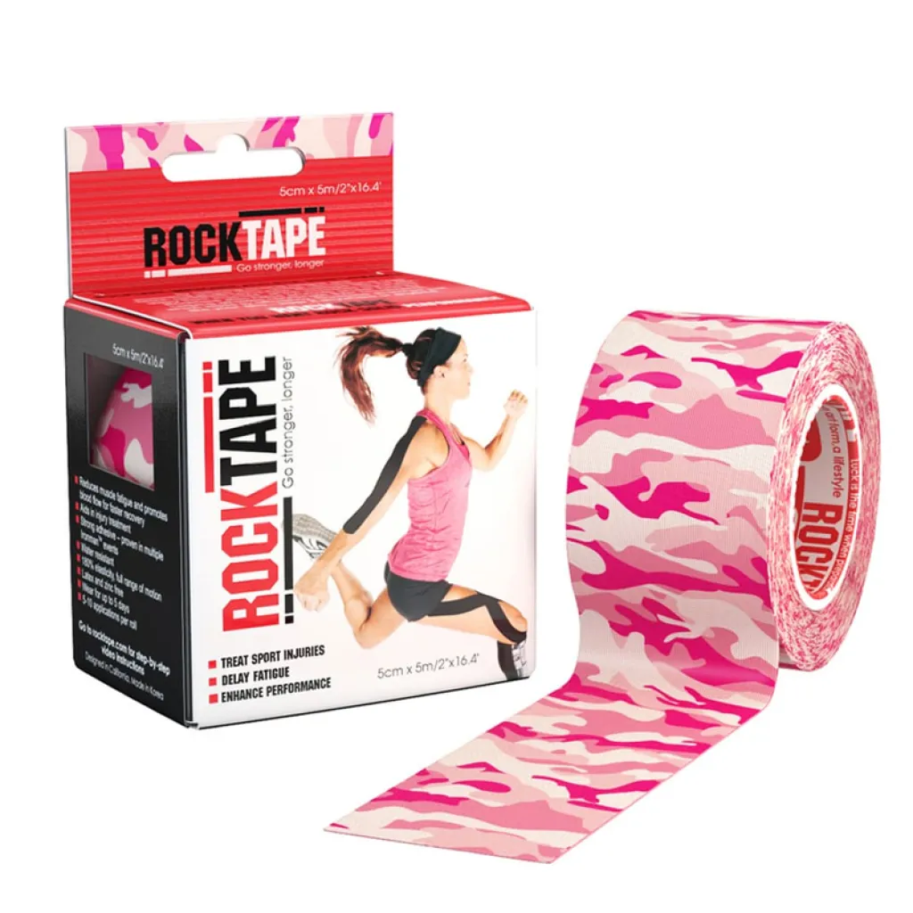 Кинезиотейп RockTape Design, 5м*5см, разные расцветки с рисунками Кинезиотейп RockTape Design, 5м*5см, разные расцветки с рисунками