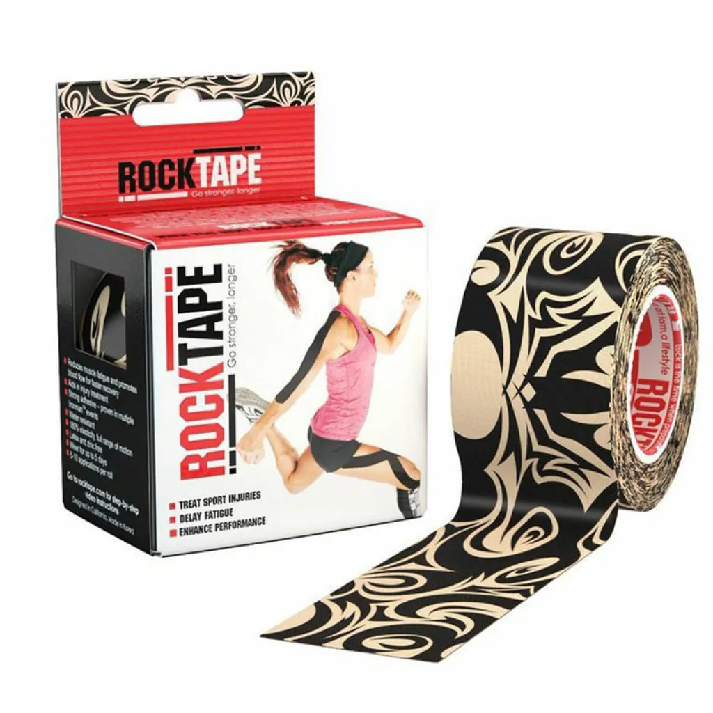 Кинезиотейп RockTape Design, 5м*5см, разные расцветки с рисунками Кинезиотейп RockTape Design, 5м*5см, разные расцветки с рисунками