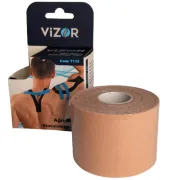 Кинезиотейп Vizor (Визор) 7119, 5м*5см, бежевый