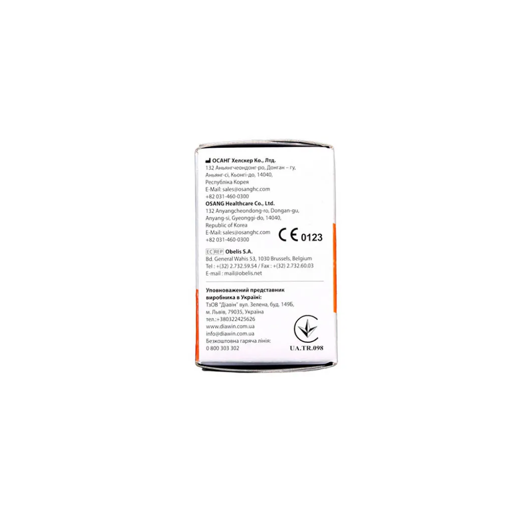Тест-полоски Oh`Care Lite 50 шт Тест-полоски Oh`Care Lite 50 шт