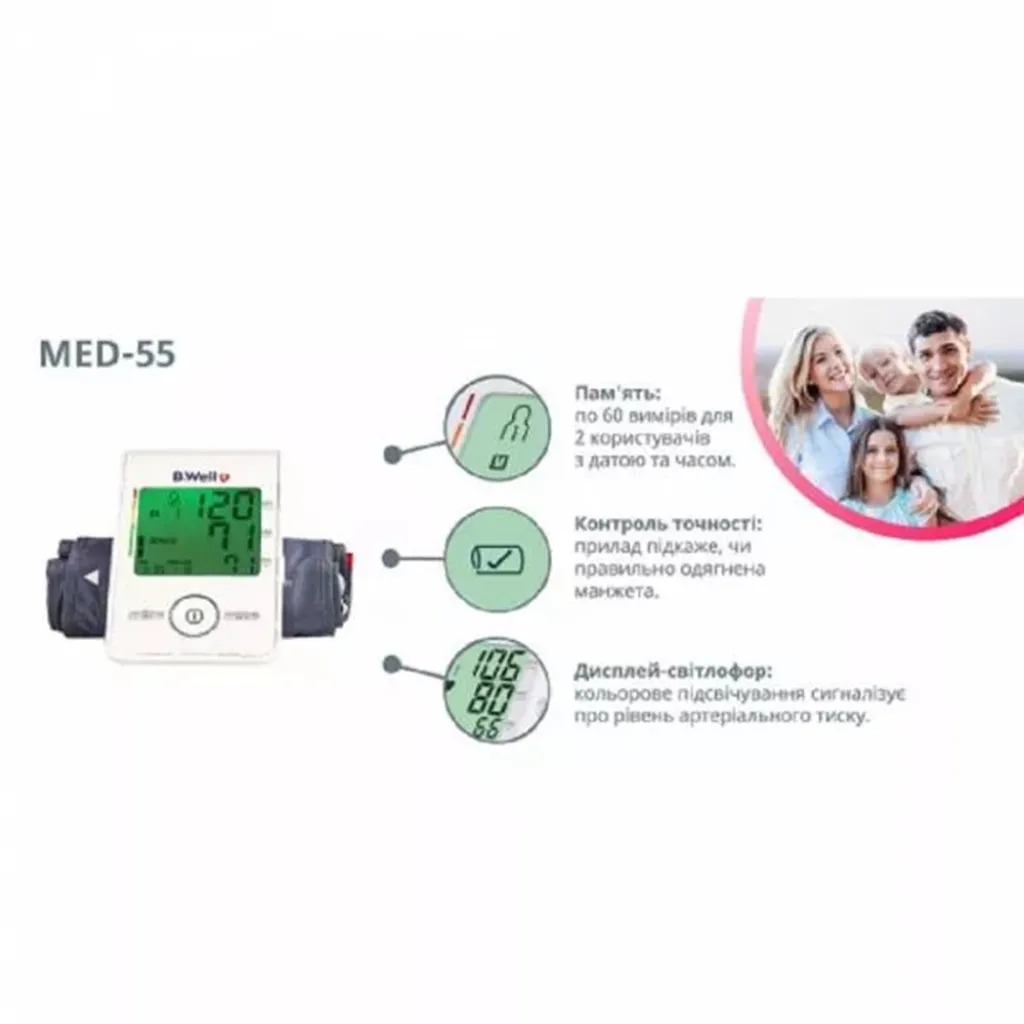 Автоматический тонометр MED-55, В. Well Автоматический тонометр MED-55, В. Well