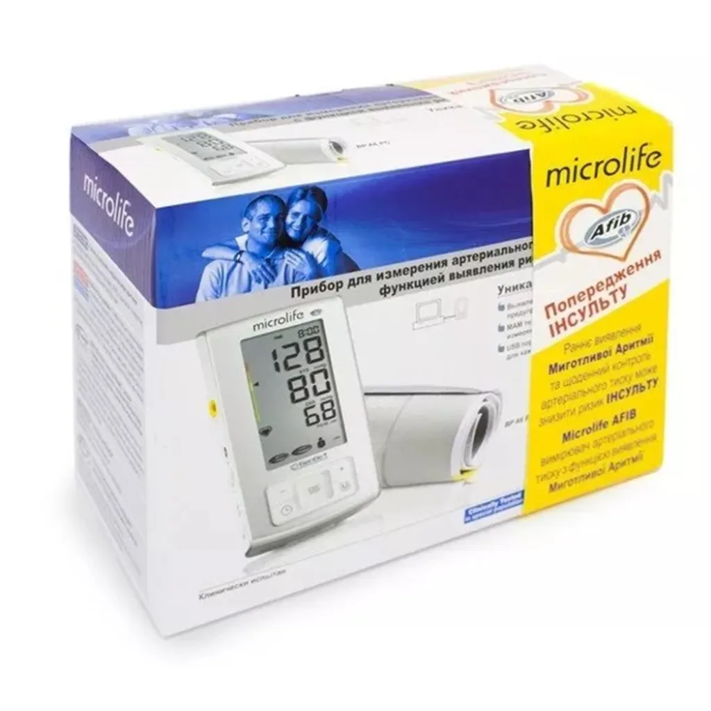 Автоматичний тонометр Microlife BP A6 PC з підключенням до ПК