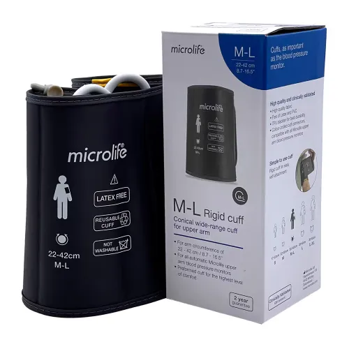 Манжета Microlife к электронным тонометрам (22-42 см), черный - Фото№1 Манжета Microlife к электронным тонометрам (22-42 см), черный - Фото№1