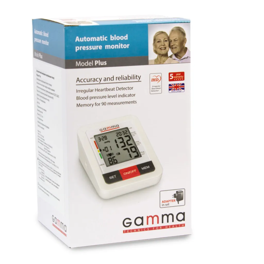 Тонометр автоматичний Gamma Plus з адаптером Тонометр автоматичний Gamma Plus з адаптером