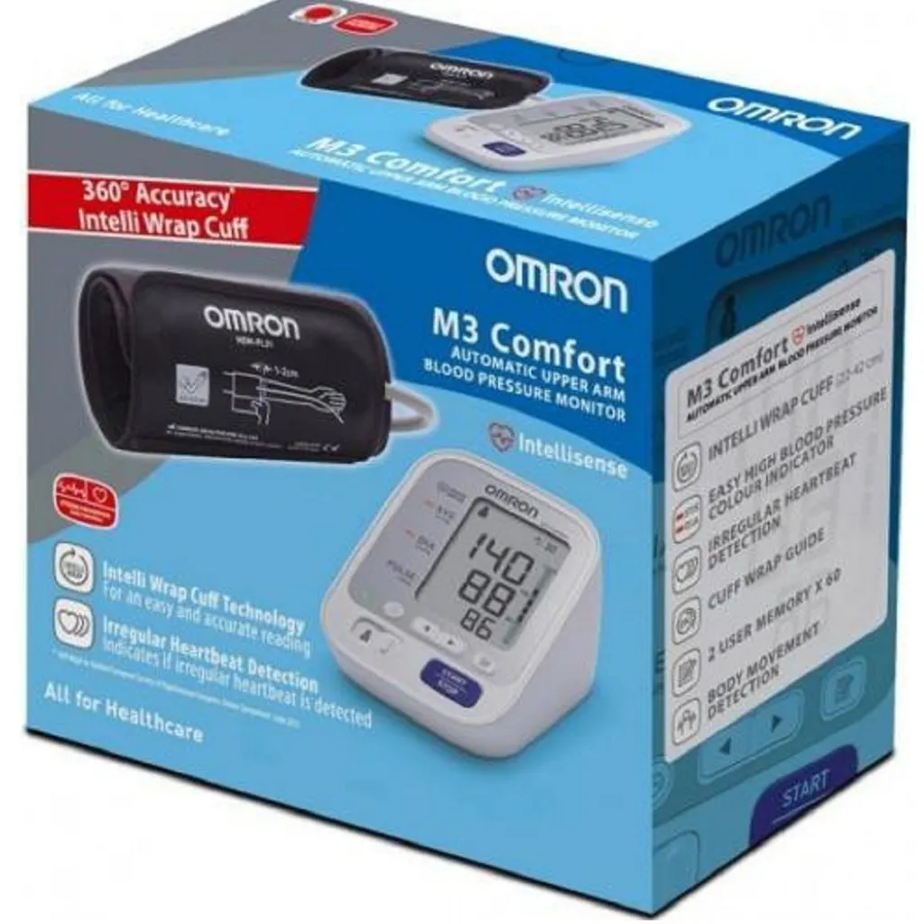 Тонометр Omron M3 Comfort (HEM-7134-E) збільшена манжета + адаптер S Тонометр Omron M3 Comfort (HEM-7134-E) збільшена манжета + адаптер S