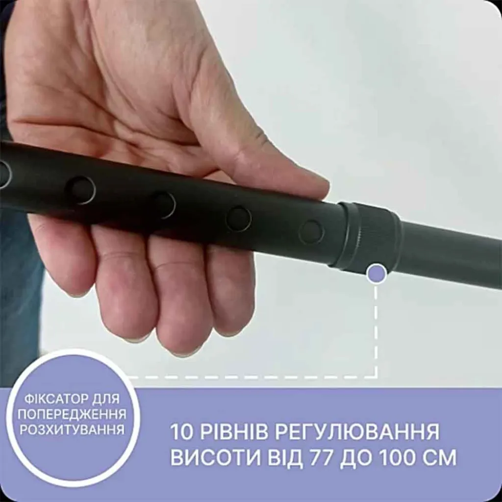 Тростина алюмінієва телескопічна 10100/C/E/BZ, бронзовий Тростина алюмінієва телескопічна 10100/C/E/BZ, бронзовий