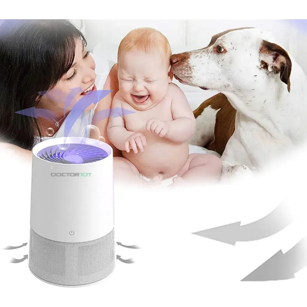 Очиститель воздуха AirFlover-101 3-в-1 с УФ-лампой Очиститель воздуха AirFlover-101 3-в-1 с УФ-лампой