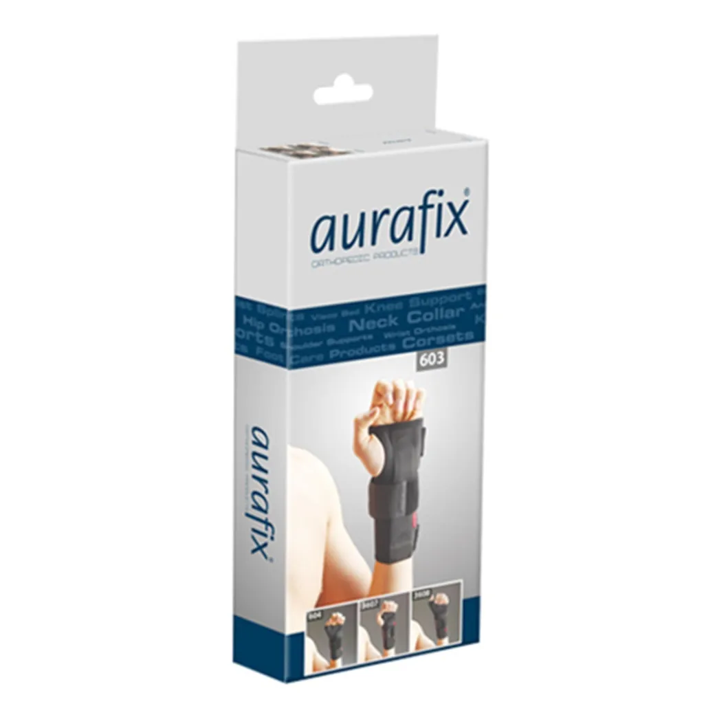 Бандаж на запястье Aurafix 3608 с отведением большого пальца Бандаж на запястье Aurafix 3608 с отведением большого пальца