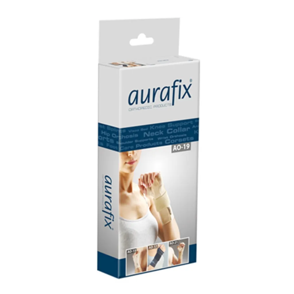 Бандаж на зап'ясті Aurafix AO-17 з фіксацією пальця Бандаж на зап'ясті Aurafix AO-17 з фіксацією пальця