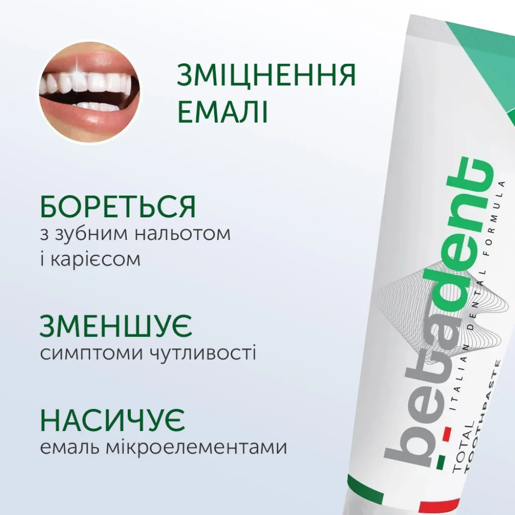 Зубная паста BETADENT TOTAL, 100 мл