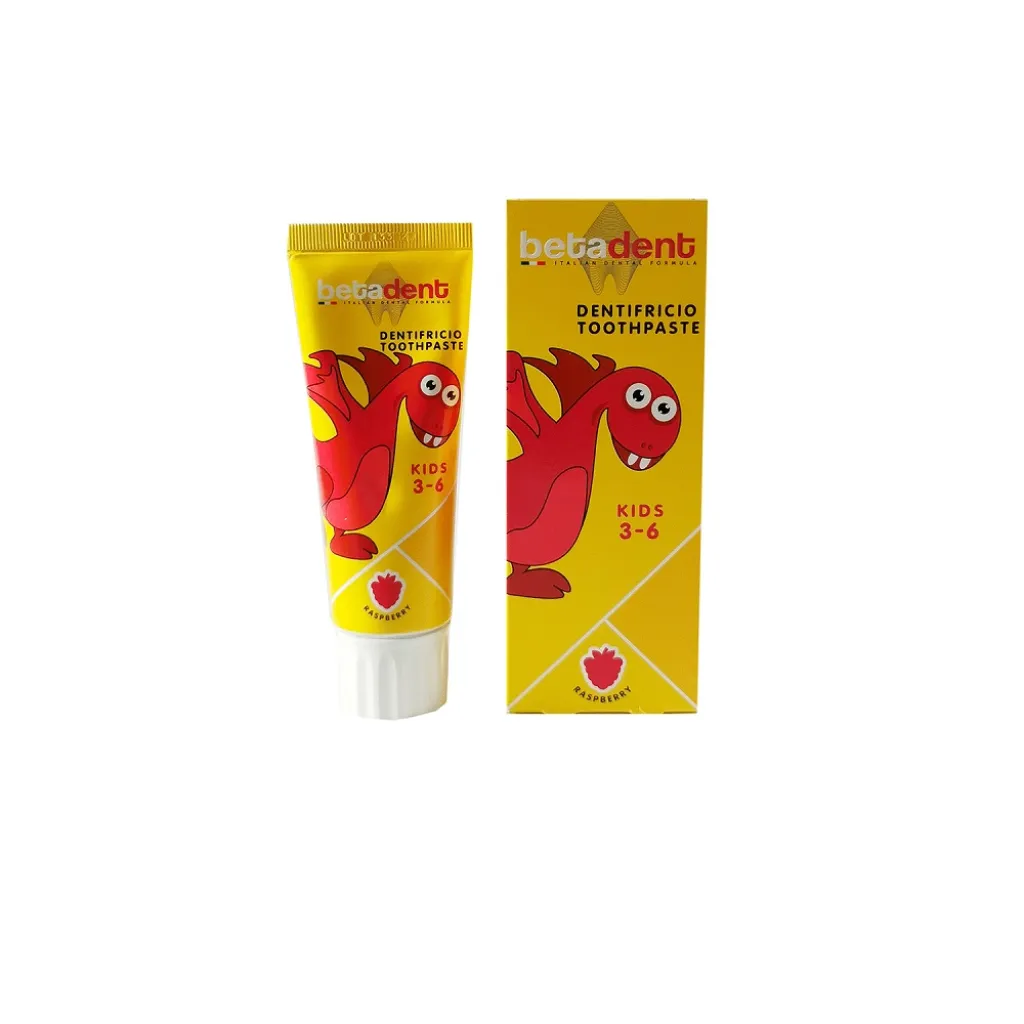 Зубная паста BETADENT RASPBERRY KIDS 3-6