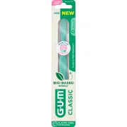 Зубна щітка GUM CLASSIC Bio-Based Handle 408BTM2, компактна ультрам'яка Зубна щітка GUM CLASSIC Bio-Based Handle 408BTM2, компактна ультрам'яка