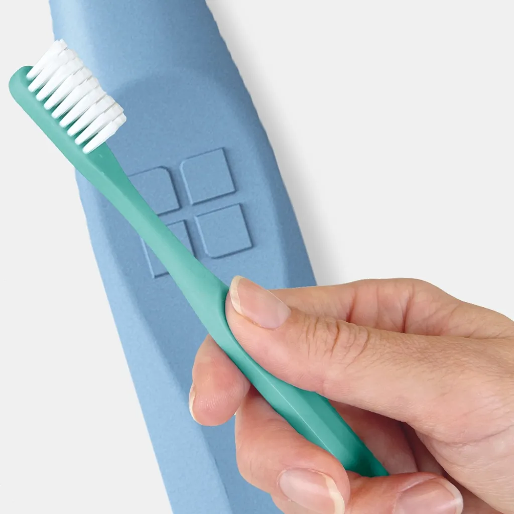 健康・医学 W.M Зубна щітка GUM CLASSIC Bio-Based Handle 409BTM2, компактна м'яка