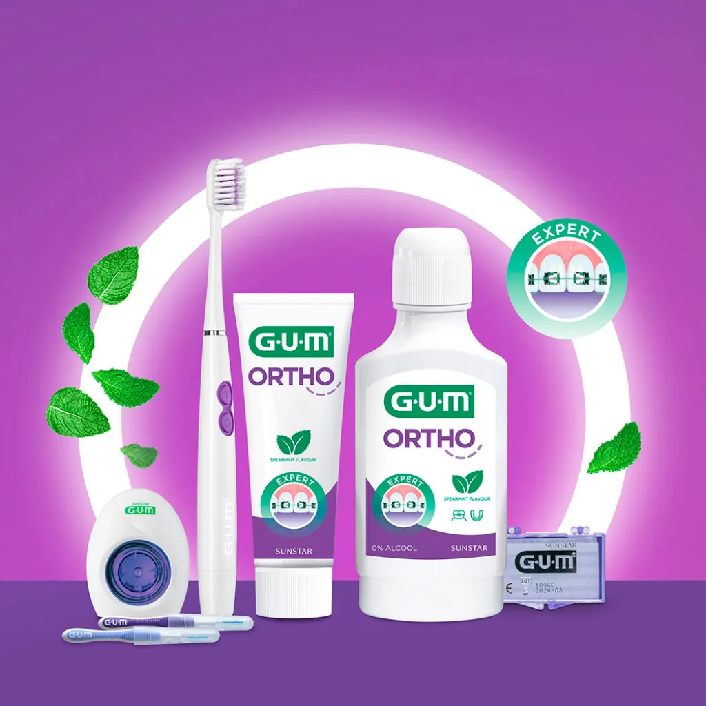 Зубна щітка GUM Sonic Ortho, ортодонтична 4102BXM купити в