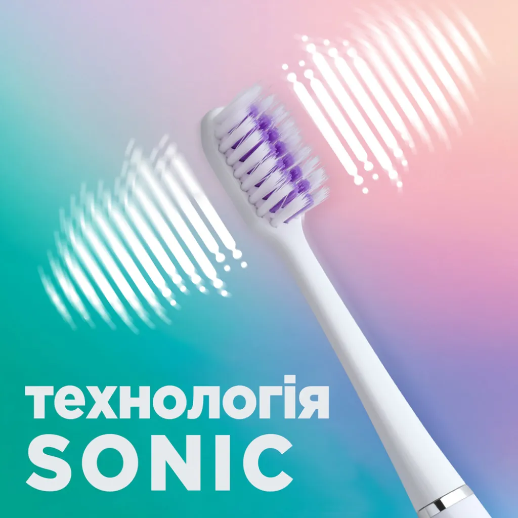 Насадки 4112BTM для зубной щетки GUM Sonic Ortho-4102BXM, (2шт)