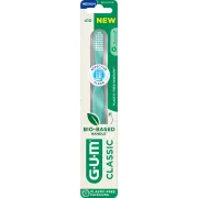 Зубна щітка GUM CLASSIC Bio-Based Handle 410BTM2, компактна середня