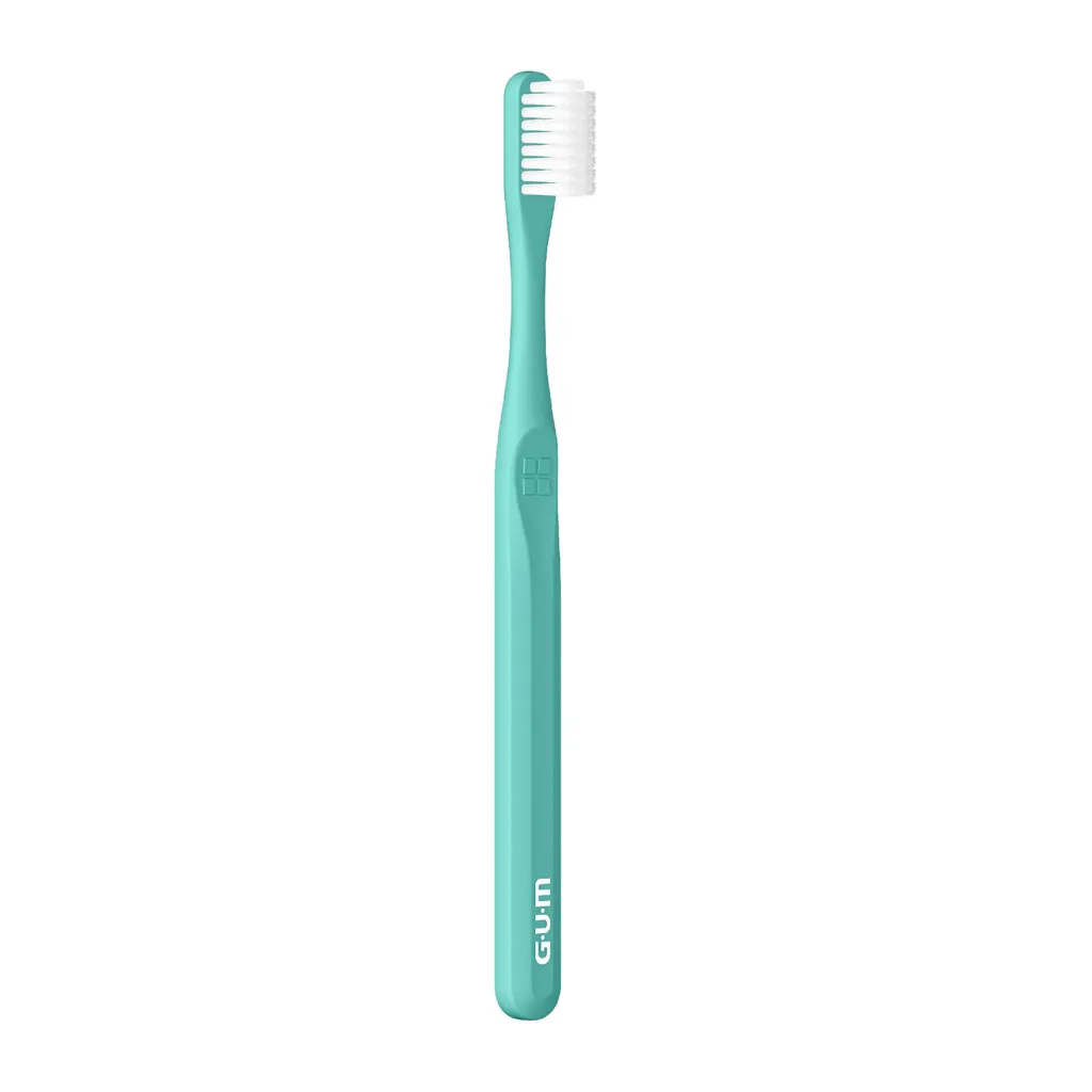 Зубна щітка GUM CLASSIC Bio-Based Handle 410BTM2, компактна середня Зубна щітка GUM CLASSIC Bio-Based Handle 410BTM2, компактна середня