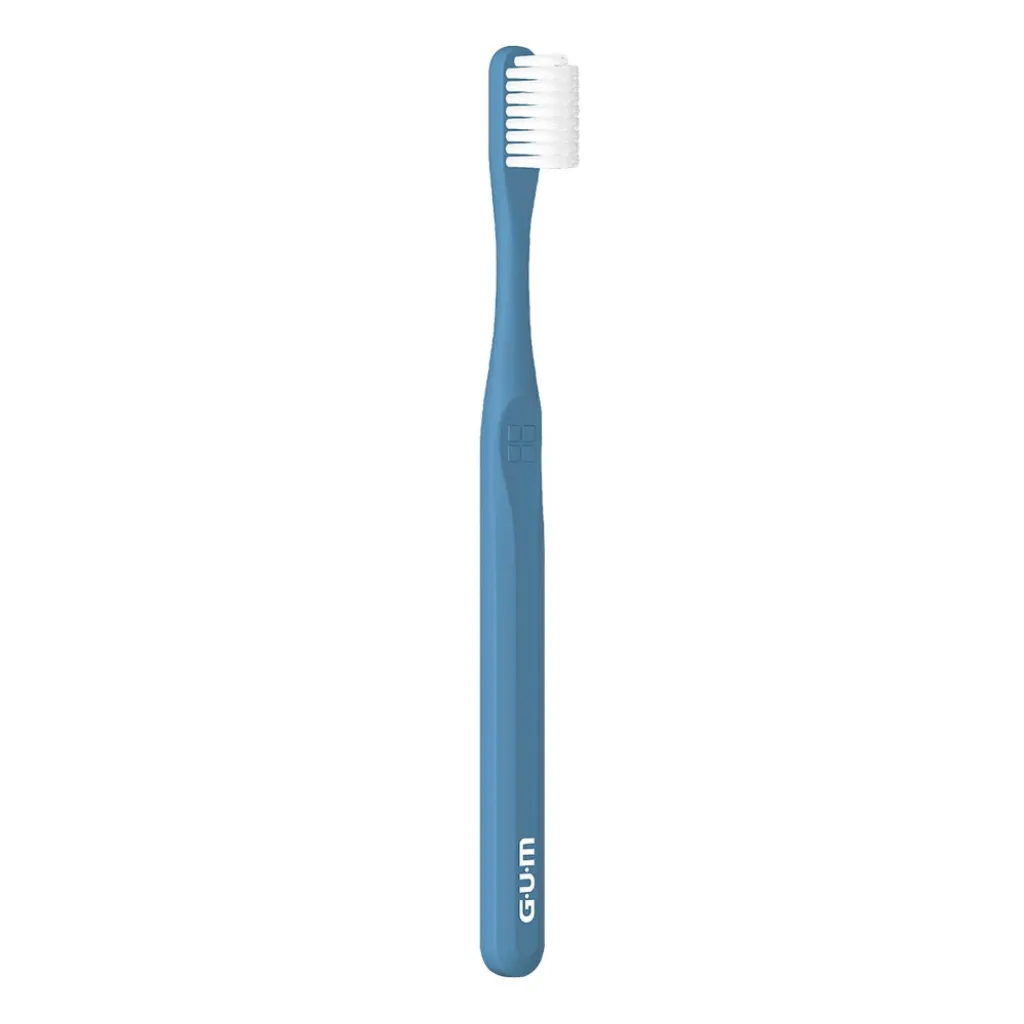 Зубна щітка GUM CLASSIC Bio-Based Handle 410BTM2, компактна середня Зубна щітка GUM CLASSIC Bio-Based Handle 410BTM2, компактна середня