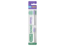 Насадки 4112BTM для зубної щітки GUM Sonic Ortho-4102BXM (2шт) Насадки 4112BTM для зубної щітки GUM Sonic Ortho-4102BXM (2шт)